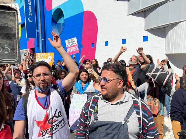 Interna en la Uepc tras la movilización docente por el centro de Córdoba.