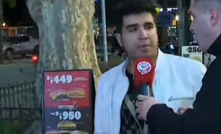 El agresor de la Vicepresidenta, en televisión.