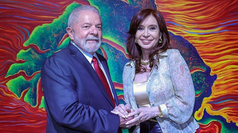 Lula Da Silva y Cristina Fernández de Kirchner. Foto: archivo.
