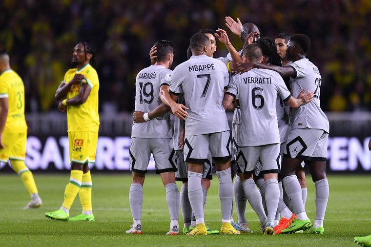 Dos asistencias de Lionel Messi en la goleada del PSG al Nantes