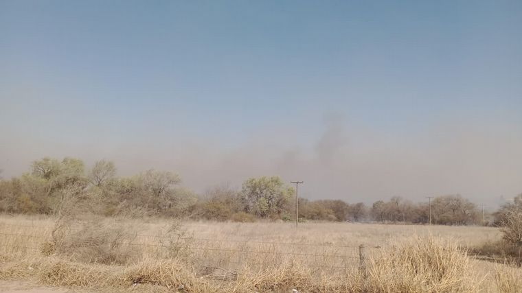 Incendio en Despeñaderos.