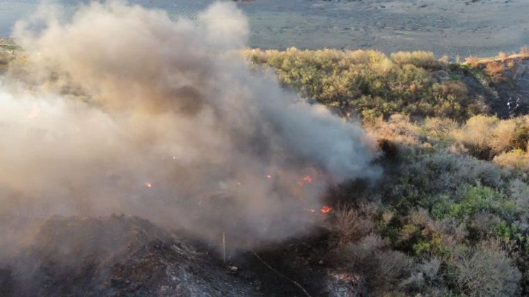 AUDIO: Continúa activo el incendio en La Falda, Córdoba y la Nación envía ayuda