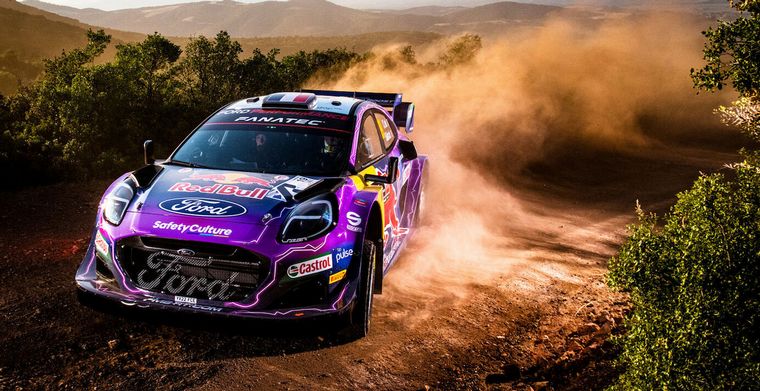 Viernes a todo Ford en Acrópolis con Loeb adelante.