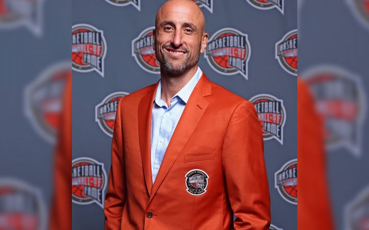 Manu Ginóbili ingresa al Salón de la fama de la NBA.
