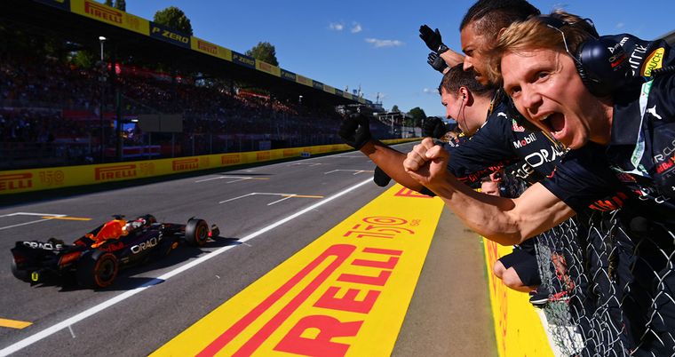 Verstappen obtuvo su primera vez en Monza, bajo Safety Car