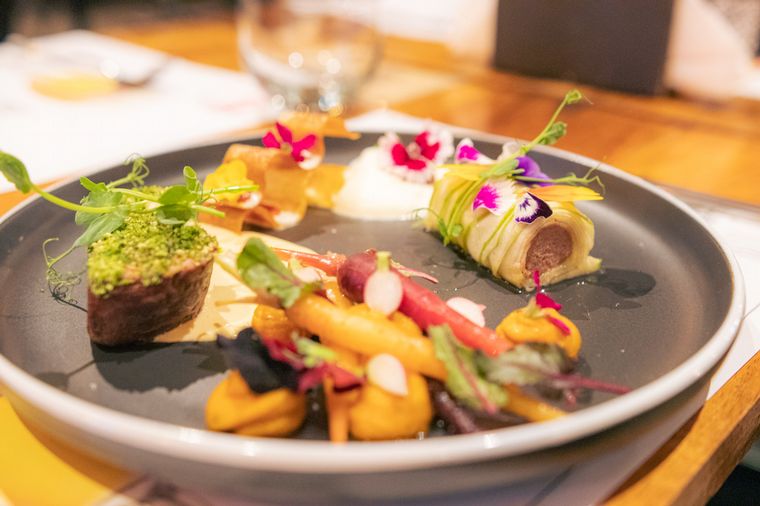 Narda comparó el plato de Walter y Juan Manuel con los del francés Alaín Passard.