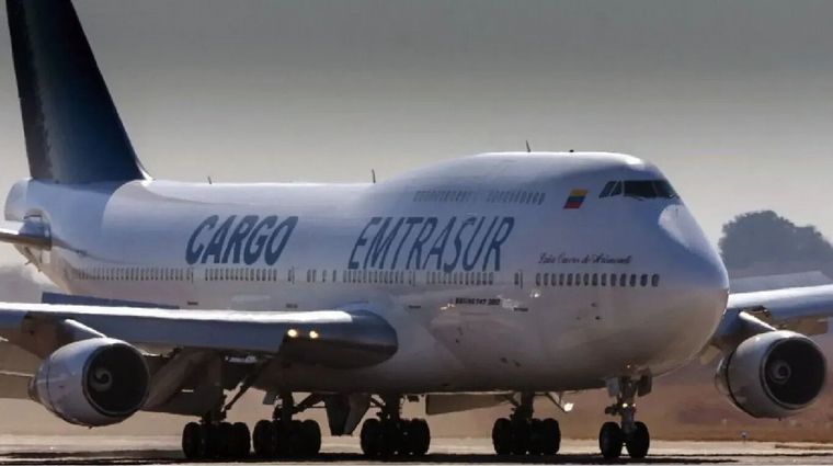 FOTO: El avión fue retenido en Ezeiza en Junio de 2022.