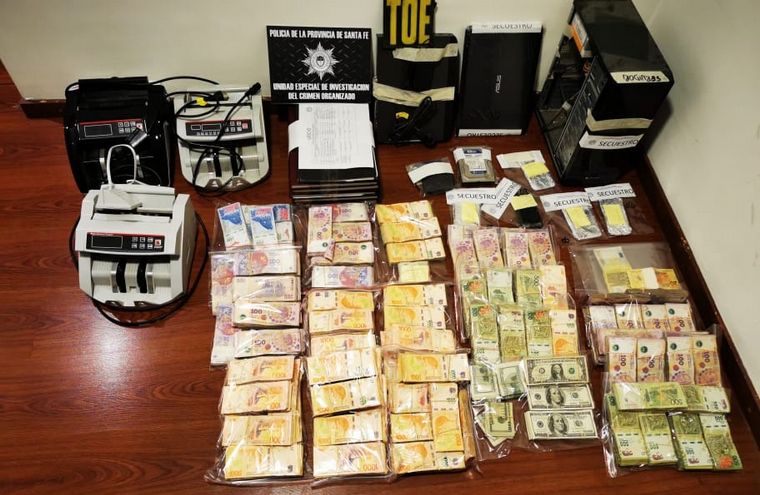 Dinero narco: seis detenidos tras allanamientos en financieras céntricas de Rosario. 