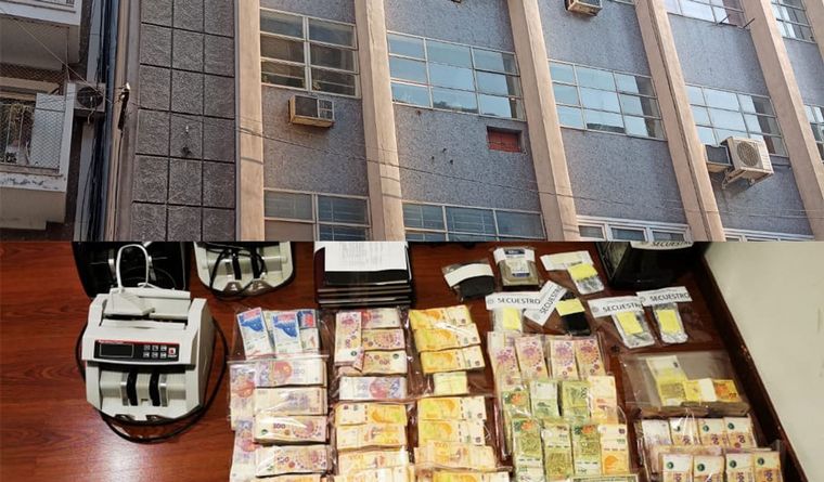 Dinero narco: seis detenidos tras allanamientos en financieras céntricas de Rosario. 