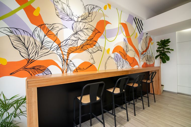 La barra de Shapó para sentarse a disfrutar,