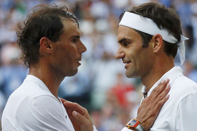 FOTO: Nadal y Federer se midieron en 