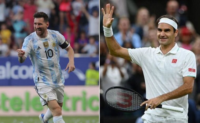 Messi expresó públicamente su admiración por Federer.
