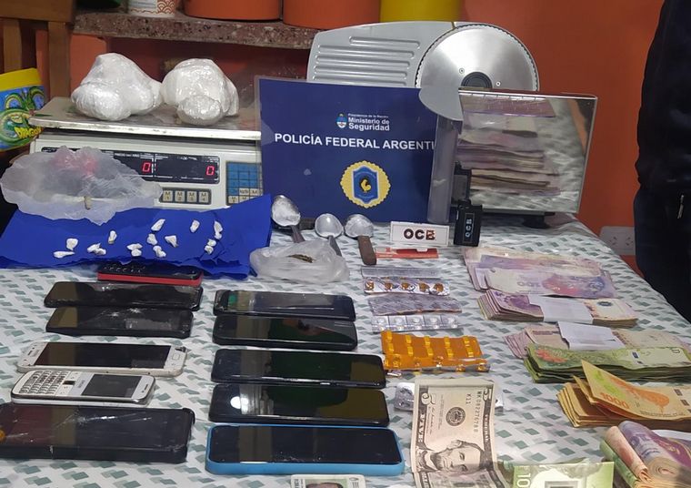 Secuestro de cocaína en villa 