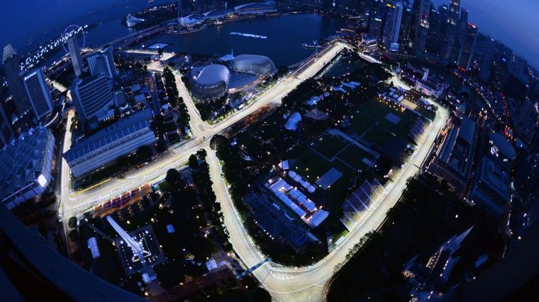 La F1 corre el domingo el GP de Singapur en el 'Marina Bay'