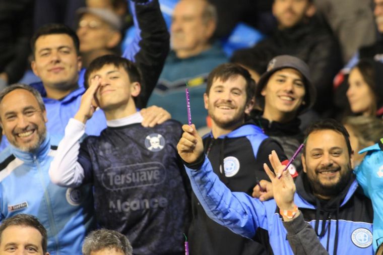 Los hinchas del 