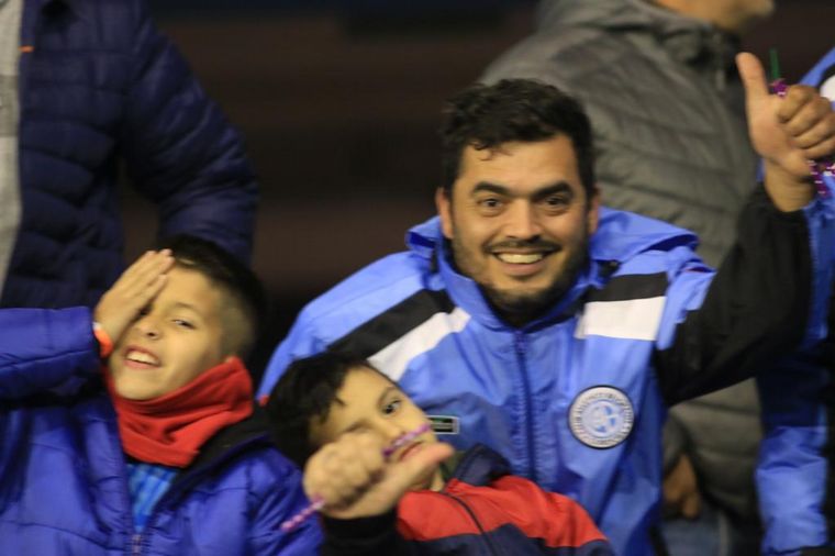 Los hinchas del 