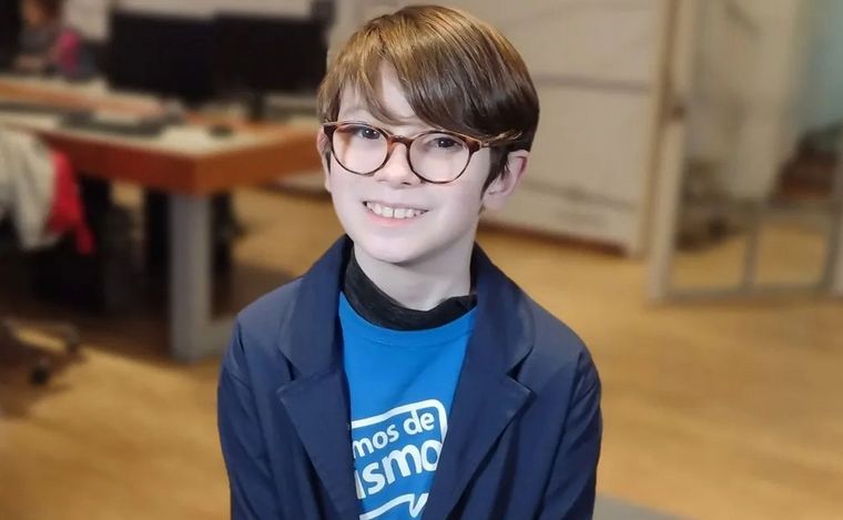 Ian Lescano, un pequeño activista del autismo