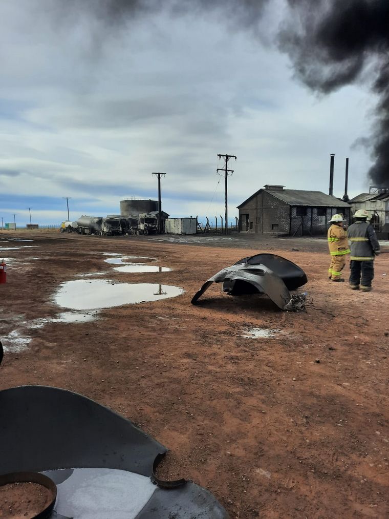 Trágica explosión en una refinería de Plaza Huincul.