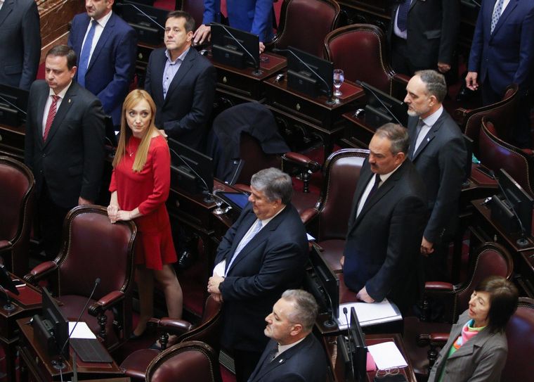 FOTO: La vicepresidenta, Cristina Kirchner, no estuvo en la sesión de la Cámara alta. 