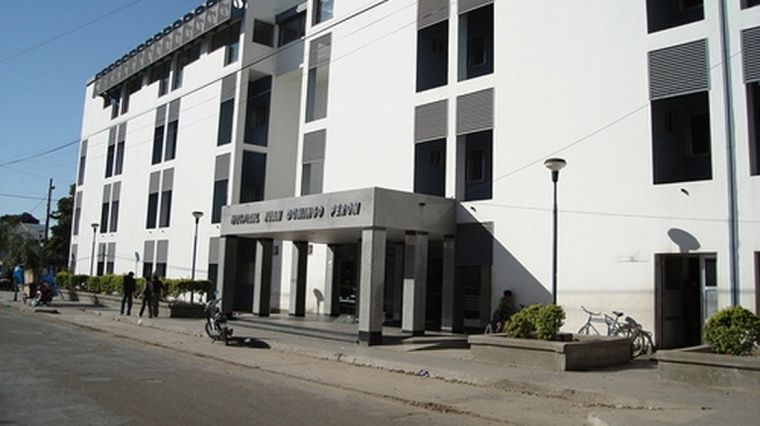 El hospital Juan Domingo Perón donde se desempeñaba la médica.