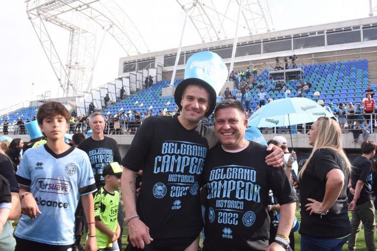 La intimidad del festejo de Belgrano en San Nicolás.