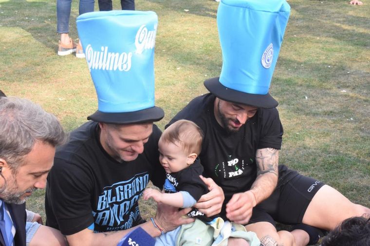 La intimidad del festejo de Belgrano en San Nicolás.