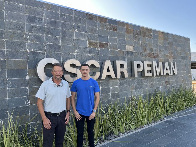 FOTO: Oscar y Martín Peman, dos generaciones al frente de la empresa cordobesa