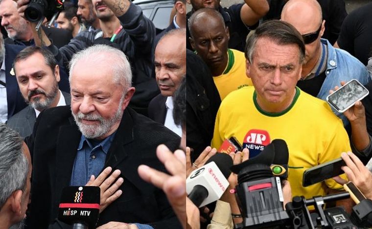 FOTO: Elecciones en Brasil_ Lula vs. Bolsonaro.