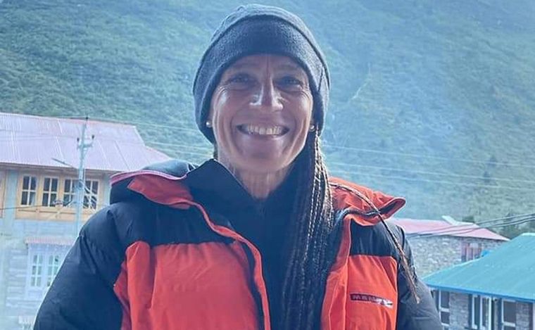 Laura Horta, mendocina que hizo cumbre en una de las montañas del Himalaya
