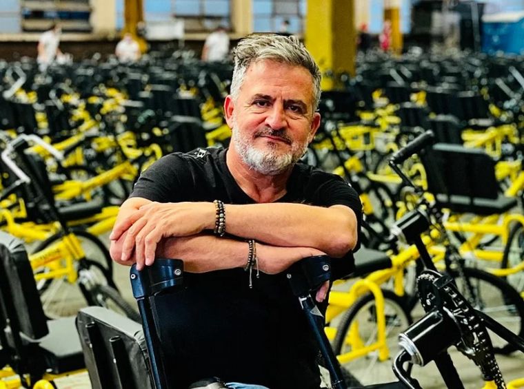 Jean Maggi, la primera persona con discapacidad del planeta que irá al espacio. (A24)