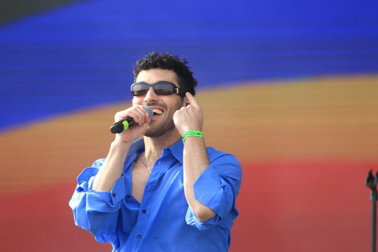 Juan Ingaramo hizo bailar al público del Bum Bum