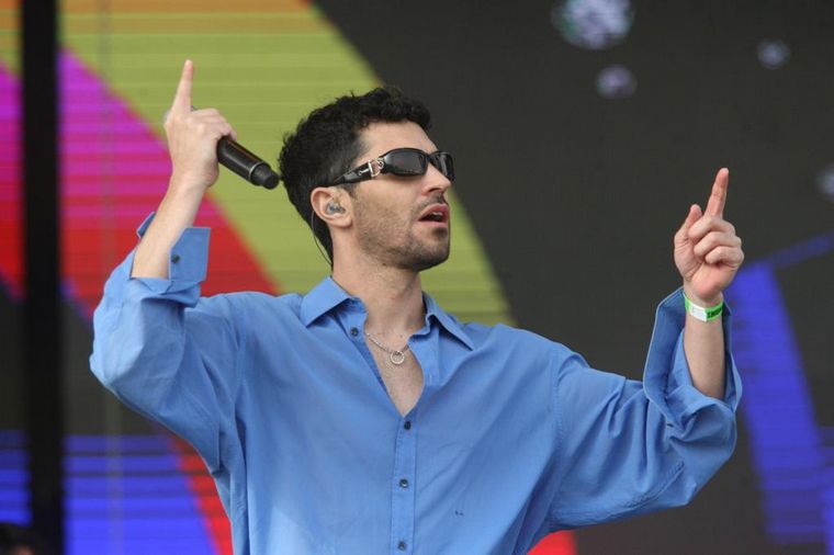 Juan Ingaramo hizo bailar al público del Festival Bum Bum en Jesús María.