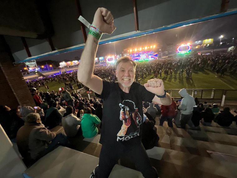 Colo Gianola animando el Bum Bum