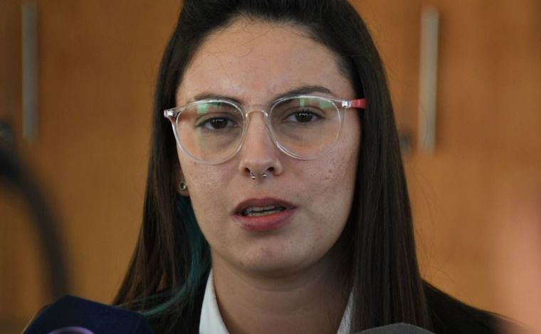 FOTO: Ayelén Mazzina, nueva ministra de Muejres. (Foto: Agencia de Noticias San Luis)