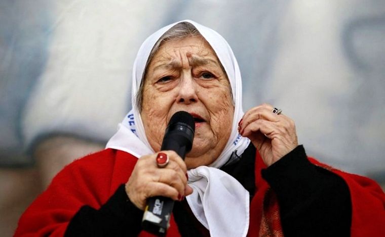FOTO: Hebe de Bonafini, la histórica presidenta de Madres de Plaza de Mayo.