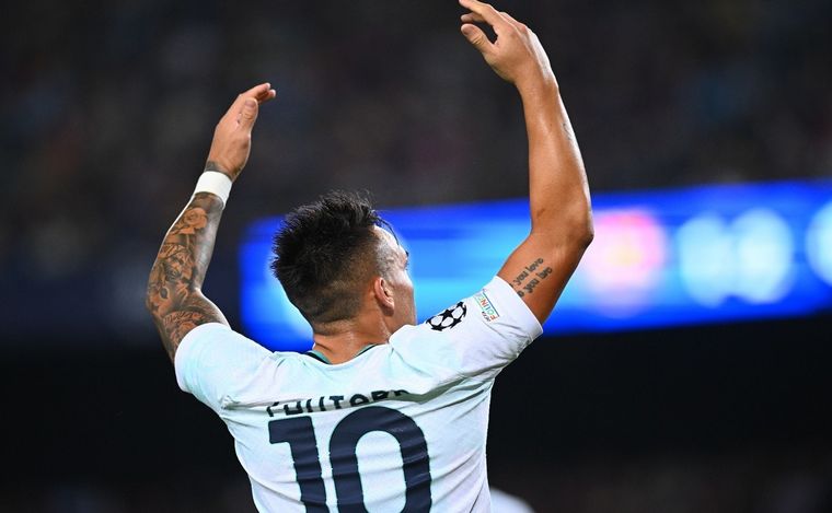 Lautaro Martínez, la gran figura del partido