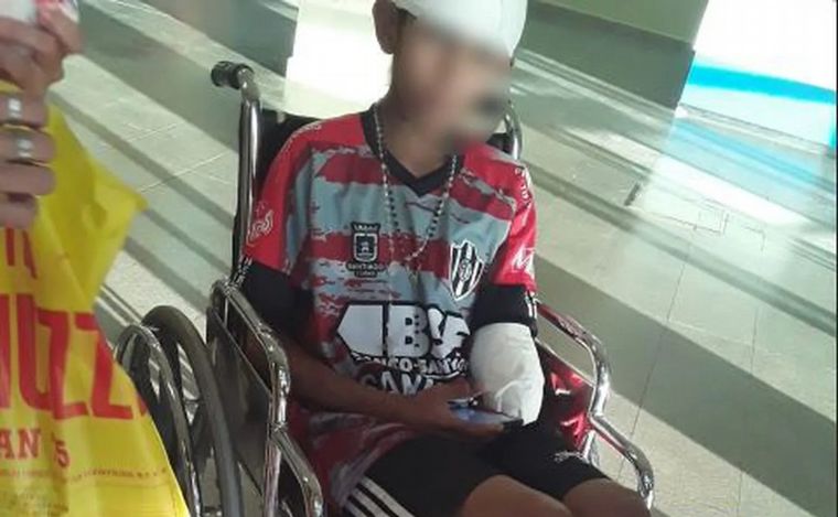 FOTO: Un chico entró a robar, lo atacó un pitbull y le amputaron un brazo (Gentileza TN).