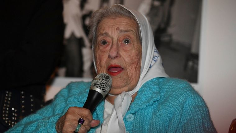 Hebe de Bonafini fue dada de alta tras tres días de internación (Foto:Telam)