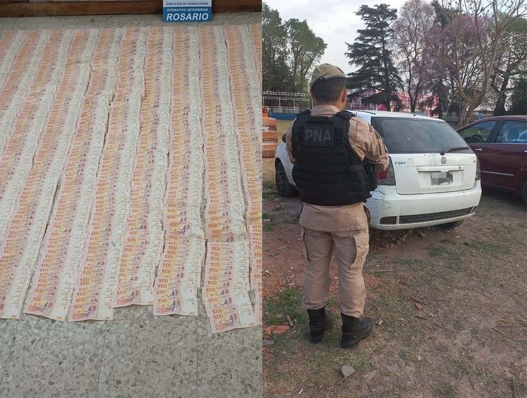 Rosario: detienen a una mujer que llevaba 4 millones en un auto por lavado de activos