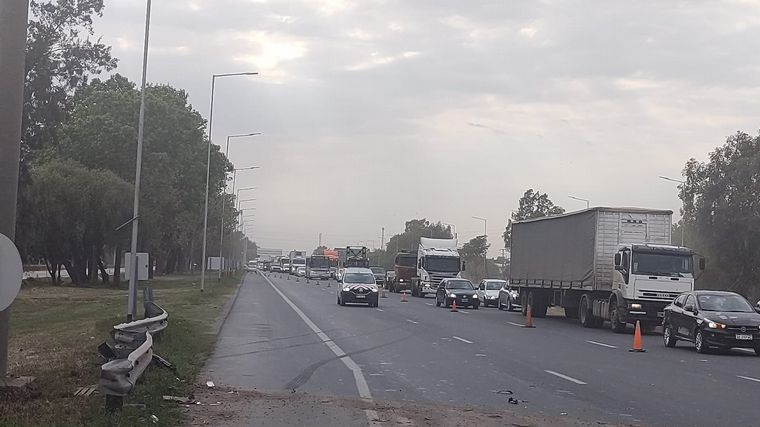 Un herido tras un choque en Avenida Circunvalación.