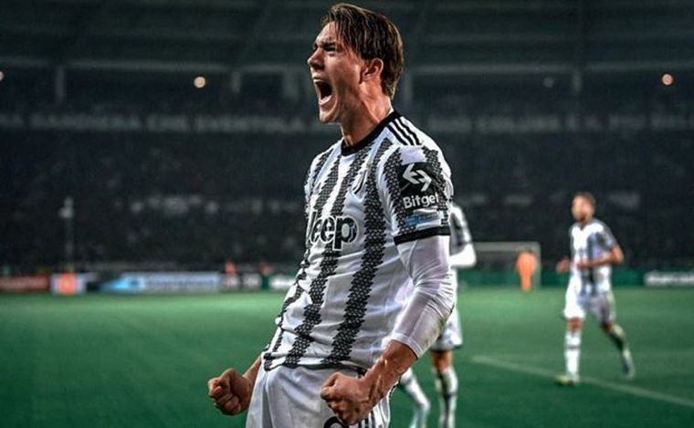 FOTO: Juventus ganó el clásico frente a Torino con gol del serbio Dusan Vlahovic.