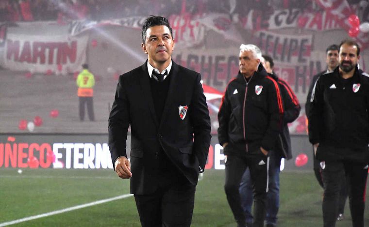 Marcelo Gallardo por última vez en el Monumental