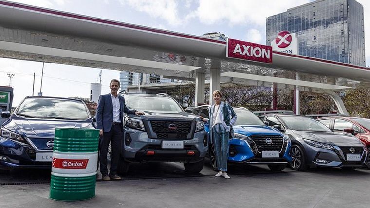 FOTO: Alianza estratégica entre Nissan, Axion energy y Castrol.