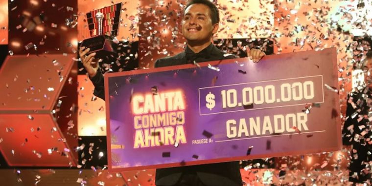 FOTO: Nicolás Reyna se consagró como el primer campeón y se llevó los $ 10 millones