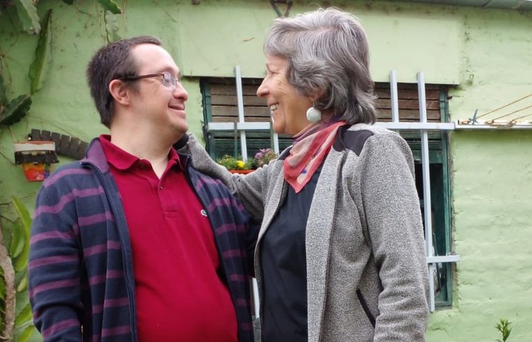 Ivan y su mamá Rosa (Foto: Gentileza de Rosa Varela)