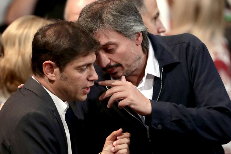 Kicillof y Kirchner reunidos para realizar el presupuesto 2023.