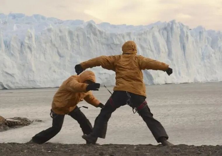 FOTO: Una disputa  caliente entre los hielos eternos.