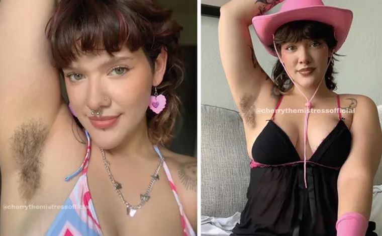 Una joven gana 20 mil dólares al mes mostrando sus axilas sin .