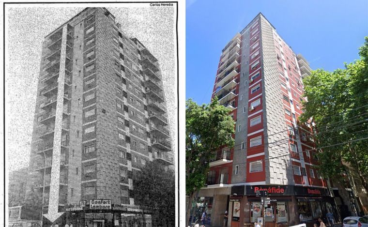 El perro cayó desde el piso 13 (Foto @agustin_avenali)