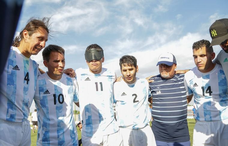 FOTO: Argentina contra México en la Copa América de Fútbol para Ciegos